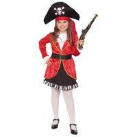 Kapitein/Piraat kostuum meisje - thumbnail