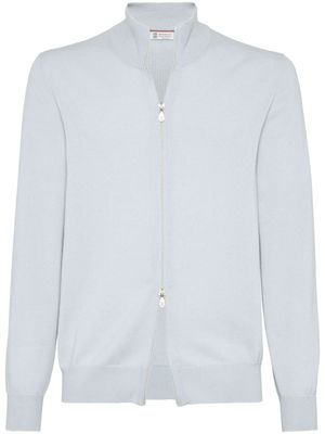 Brunello Cucinelli Kasjmier vest - Blauw