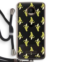 Bananas: Motorola Moto Z Force Transparant Hoesje met koord