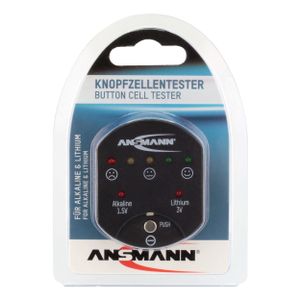 Ansmann Batterijtester Button cell Meetbereik (batterijtester) 1.5 V, 3 V Batterij 1900-0035