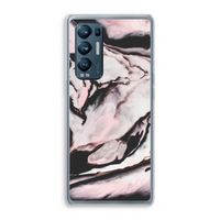 Roze stroom: Oppo Find X3 Neo Transparant Hoesje