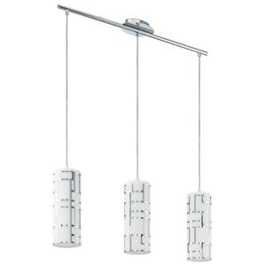 EGLO Bayman - Hanglamp - 3 Lichts - Wit, Chroom