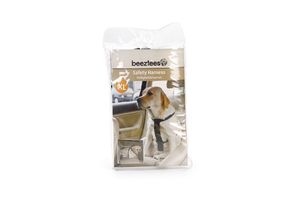 Beeztees 796138 XL Zwart Nylon Hond Veiligheidsharnas voor stoelriem