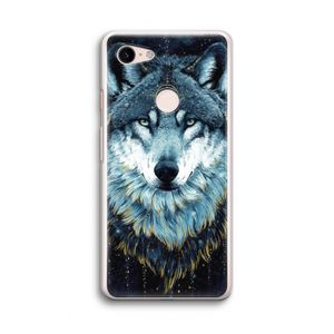 Darkness Wolf: Google Pixel 3 Transparant Hoesje