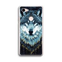 Darkness Wolf: Google Pixel 3 Transparant Hoesje