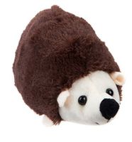 Kamparo pluchen knuffel Egel 14 cm junior donkerbruin - thumbnail