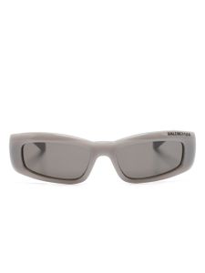 Balenciaga Eyewear lunettes de soleil à monture rectangulaire - Gris