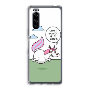 Unicorn: Sony Xperia 5 Transparant Hoesje