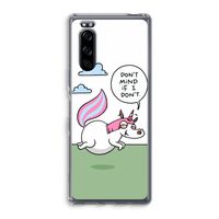 Unicorn: Sony Xperia 5 Transparant Hoesje