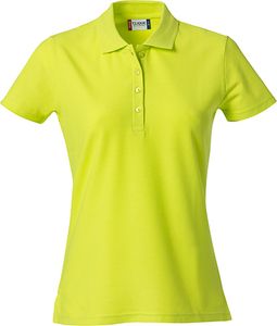 Clique 028231 Basic Polo Ladies - Signaalgroen - XL