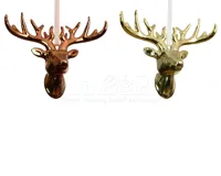 Kerstornament Rendier Plastic Assorti 1st