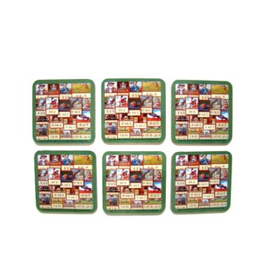 Onderzetter Aap Noot Mies kurk set 6