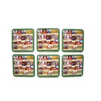 Onderzetter Aap Noot Mies kurk set 6