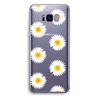 Margrietjes: Samsung Galaxy S8 Plus Transparant Hoesje