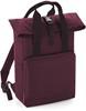 Atlantis BG118 Twin Handle Roll-Top Backpack - Burgundy - 28 x 38 x 12 cm