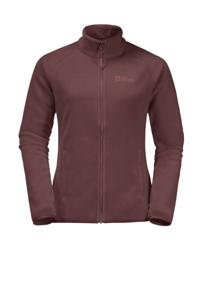 Jack wolfskin Moonrise Fz Dames Fleece Dark Maroon XXL