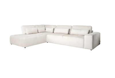 Sofa Lund 3 seater + ottoman links of rechts | cream fusion