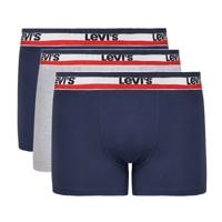 Levis boxershorts 3-pack blauw-grijs