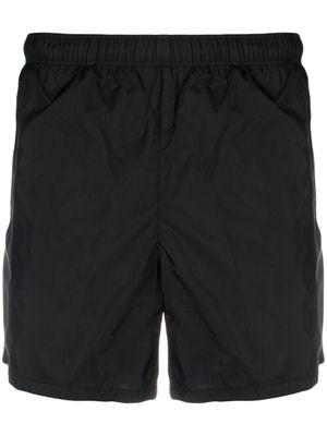 OUR LEGACY short droit à taille élastiquée - Noir