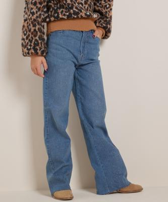wide fit jeans met glitters