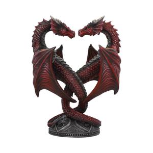 Anne Stokes Candle Holder Dragon Heart Valentine's Edition 23 Cm