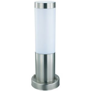 LED Tuinverlichting - Staande Buitenlamp - Laurea 3 - E27 Fitting - Rond - RVS - Philips - CorePro Lustre 827 P45 FR - 4W - Warm Wit 2700K