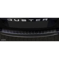 Zwart RVS Bumper beschermer passend voor Dacia Duster 2010-2017 'Ribs' AV245175 - thumbnail