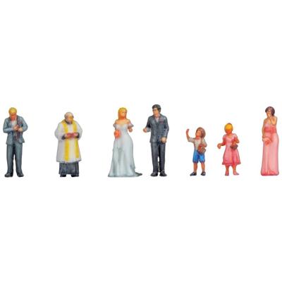 NOCH 35440 N Bruiloft figuren Geverfd, Staand