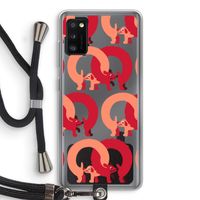 Dogs: Samsung Galaxy A41 Transparant Hoesje met koord