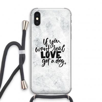 Partner in crime: iPhone X Transparant Hoesje met koord
