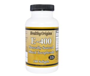 Vitamine E-400 (180 Softgel Capsules) - Healthy Origins