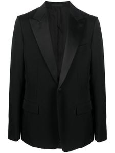 Lanvin veste de smoking à simple boutonnage - Noir