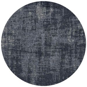 Vloerkleed Rovinj rond donkerblauw 35