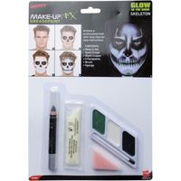 Skeletten horror schmink glow in the dark   -