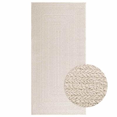 VidaXL Vloerkleed zizur room binnen en buiten 100x200 cm jute look