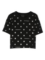 Givenchy Kids t-shirt 4G à logo imprimé - Noir - thumbnail