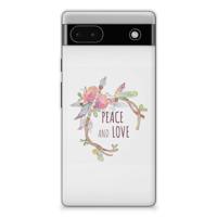 Google Pixel 6A Telefoonhoesje met Naam Boho Text