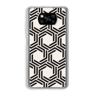 Geometrisch patroon: Xiaomi Poco X3 Pro Transparant Hoesje