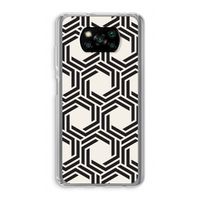 Geometrisch patroon: Xiaomi Poco X3 Pro Transparant Hoesje