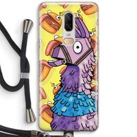 Loot Burger: OnePlus 6 Transparant Hoesje met koord