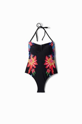 Bandeau-badpak jungle - BLACK - S