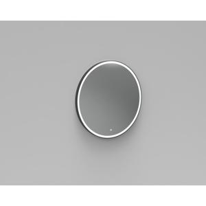 Badkamerspiegel Reflect Arcqua two rond 80 mat zwart LED