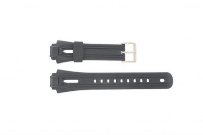 Horlogeband Timex T5K355 Rubber Zwart 18mm