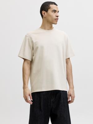 Jack & Jones Jcospongytee Ss Crew Neck Smu 12301890 Print T-shirts Moonbeam