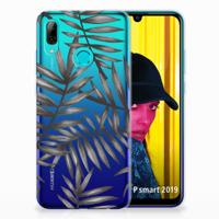 Huawei P Smart 2019 | TPU Case | Leaves Grey