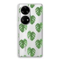 Monstera leaves: Huawei P50 Pro Transparant Hoesje