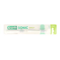 GUM Sonic opzetborstel wit 2 Stuks