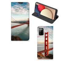 Samsung Galaxy M02s | A02s | Book Cover | Golden Gate Bridge