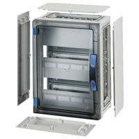 Hensel 68000158 FP 1218 Kleine verdeelkast Opbouw (op muur) Aantal groepen: 24 Aantal rijen: 2 Inhoud: 1 stuk(s)