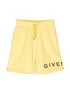 Givenchy Kids short à logo 4G imprimé - Jaune